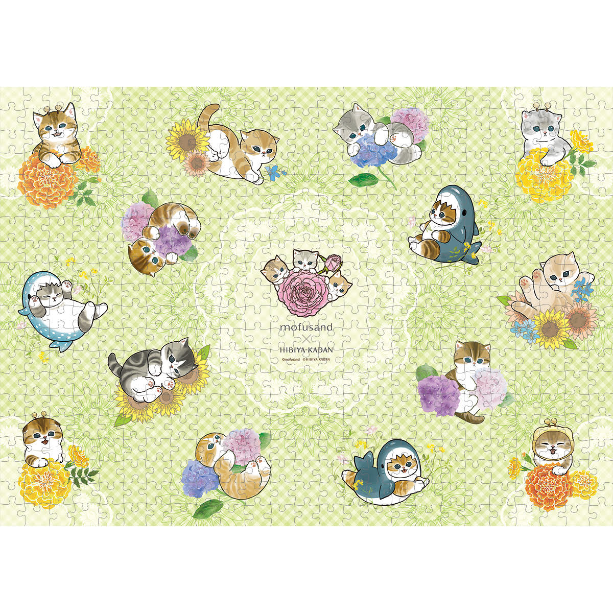Puzzle de 500 piezas mofusand x Hibiya Kadan - Summer