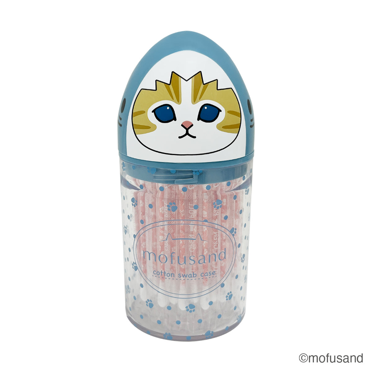 Estuche mofusand con cotonitos, gato tiburón