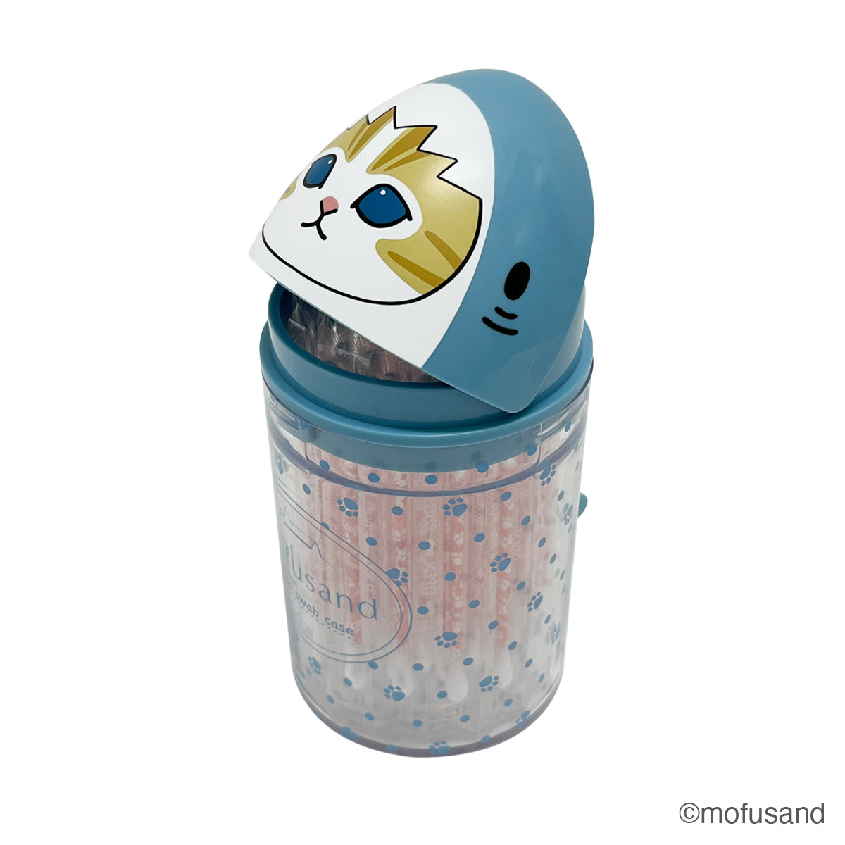 Estuche mofusand con cotonitos, gato tiburón