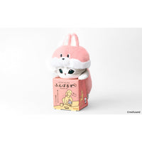 Peluche de apoyo postural mofusand: gatito conejo