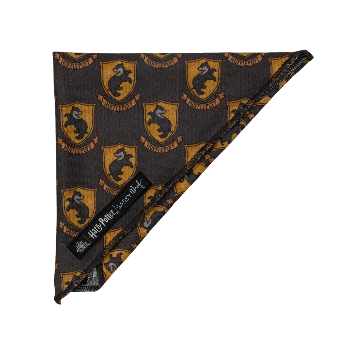 Bandana para Perros Hufflepuff x Sassy Woof