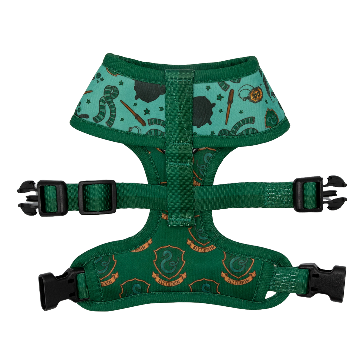 Arnés reversible para perro Slytherin