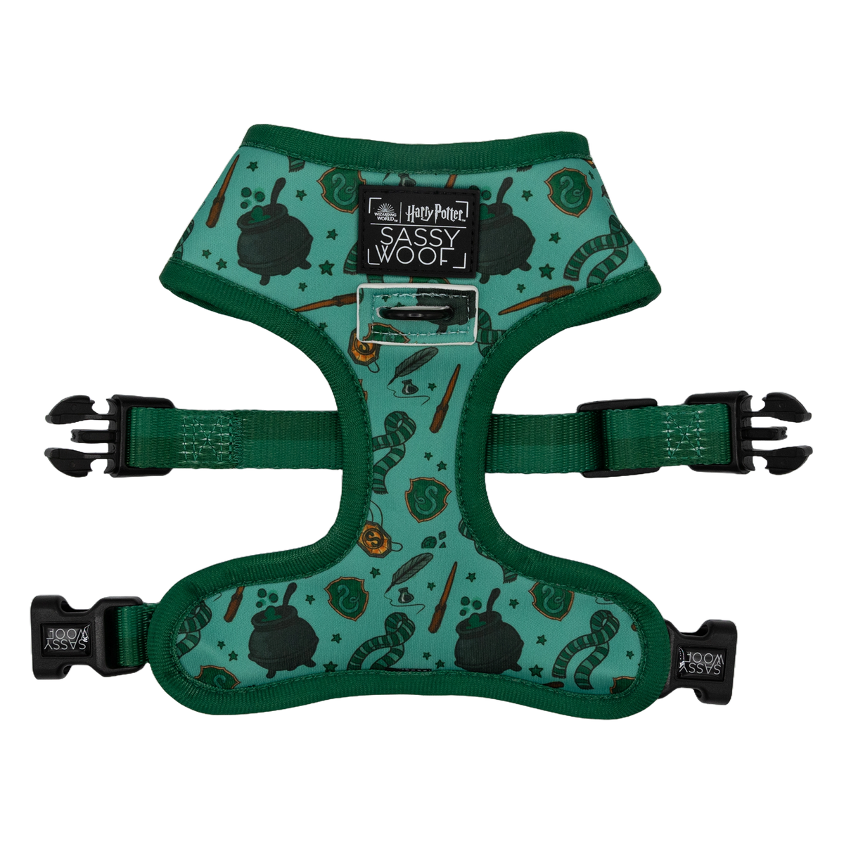 Arnés reversible para perro Slytherin