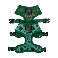 Arnés reversible para perro Slytherin