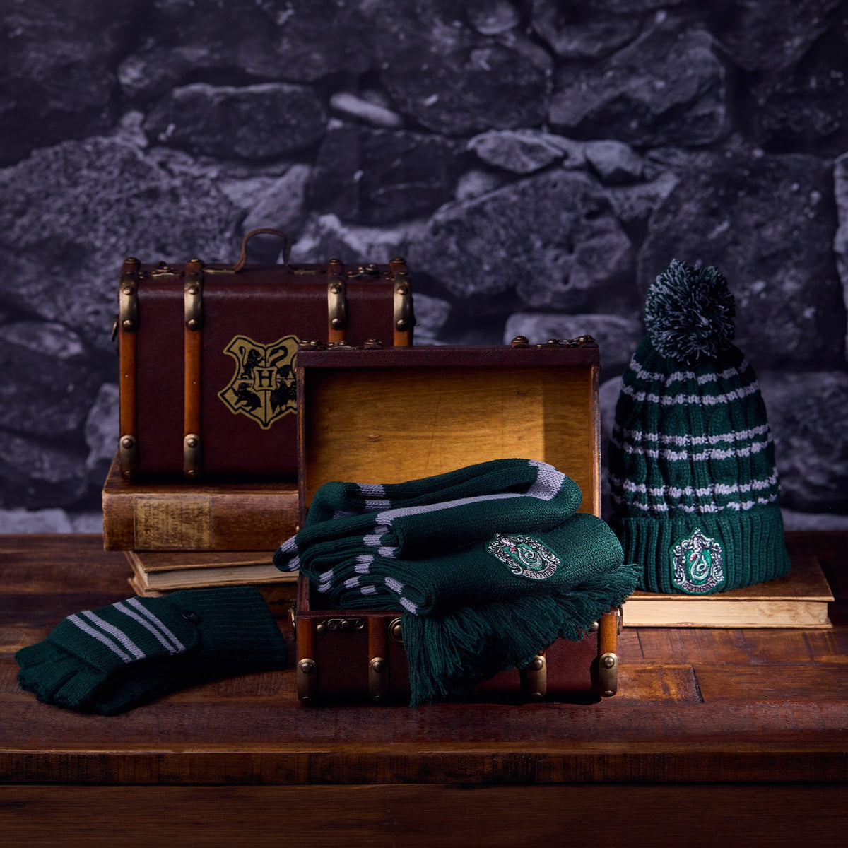 Mini baúl Slytherin: set de regalo de invierno