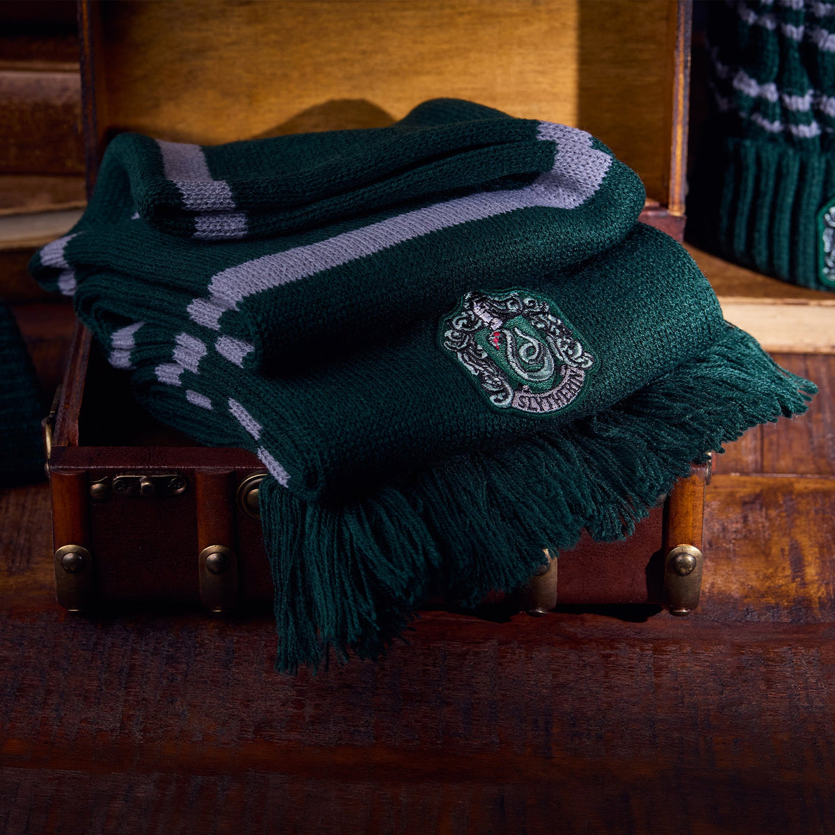 Mini baúl Slytherin: set de regalo de invierno