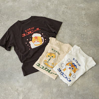 Polera mofusand Gato con curry, color natural