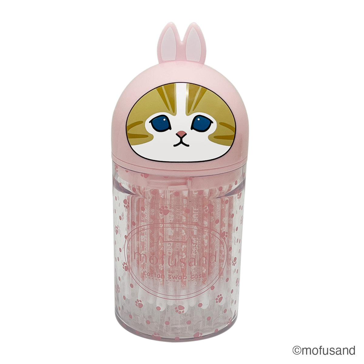 Mofusand: estuche de cotonitos con gatito conejo