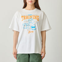 Chiikawa: Polera blanca de entrenamiento en trío