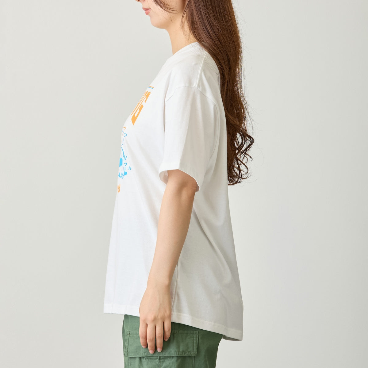 Chiikawa: Polera blanca de entrenamiento en trío