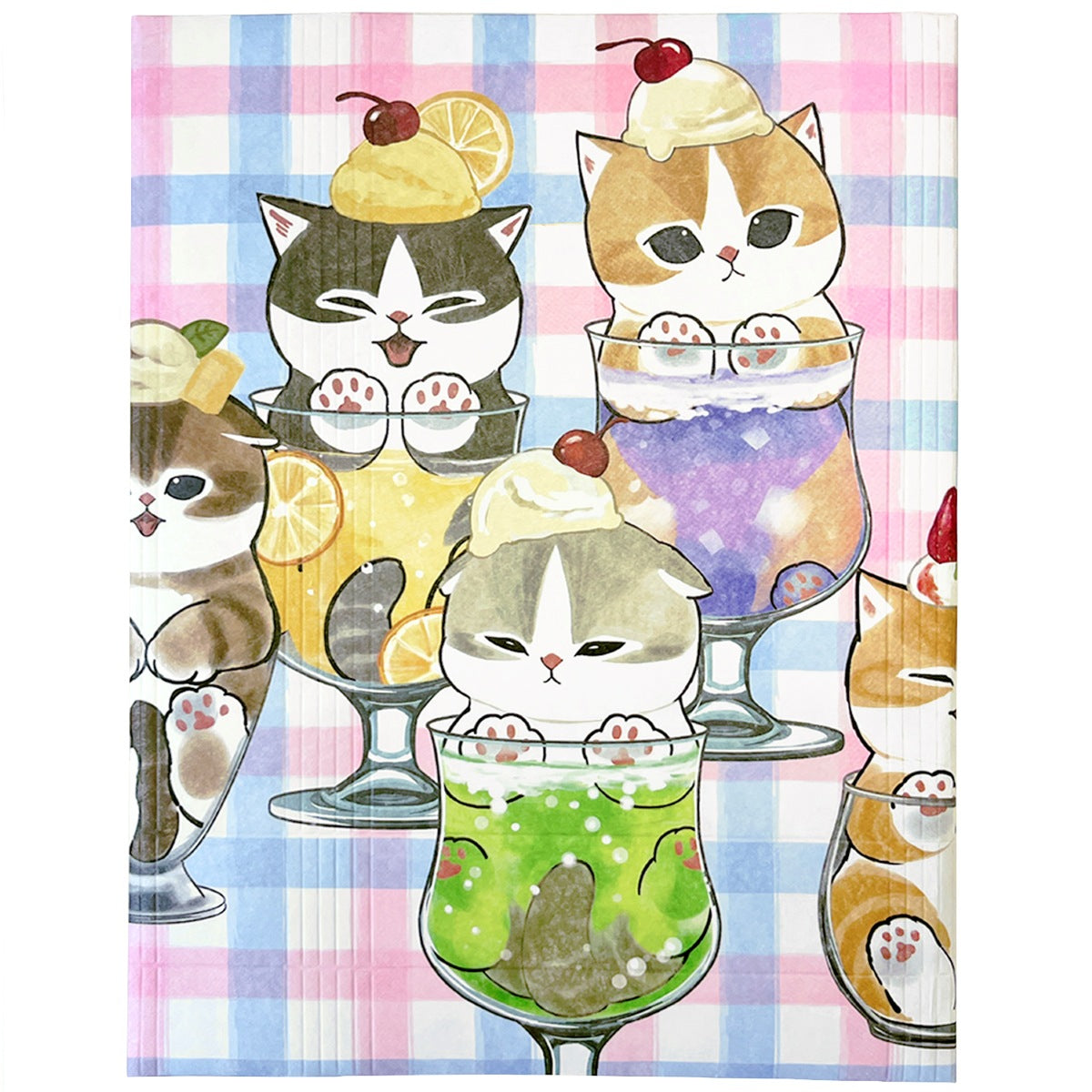 Funda para libro Mofusand: Gatito soda cremosa