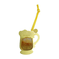 Adorno metálico de jarra de Butterbeer
