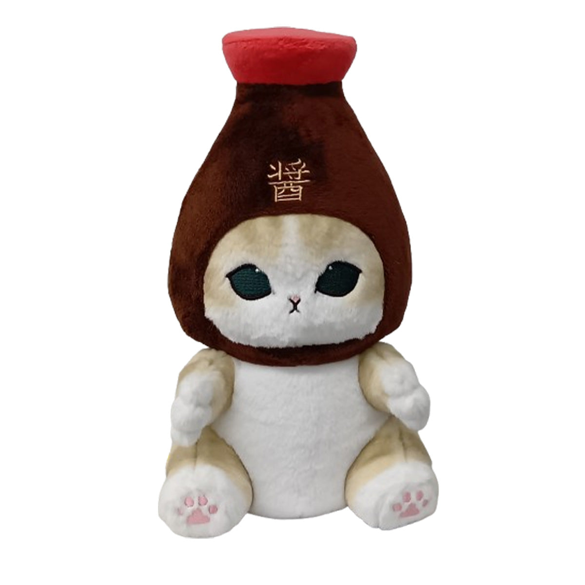 Peluche mofusand de gato con salsa de soya