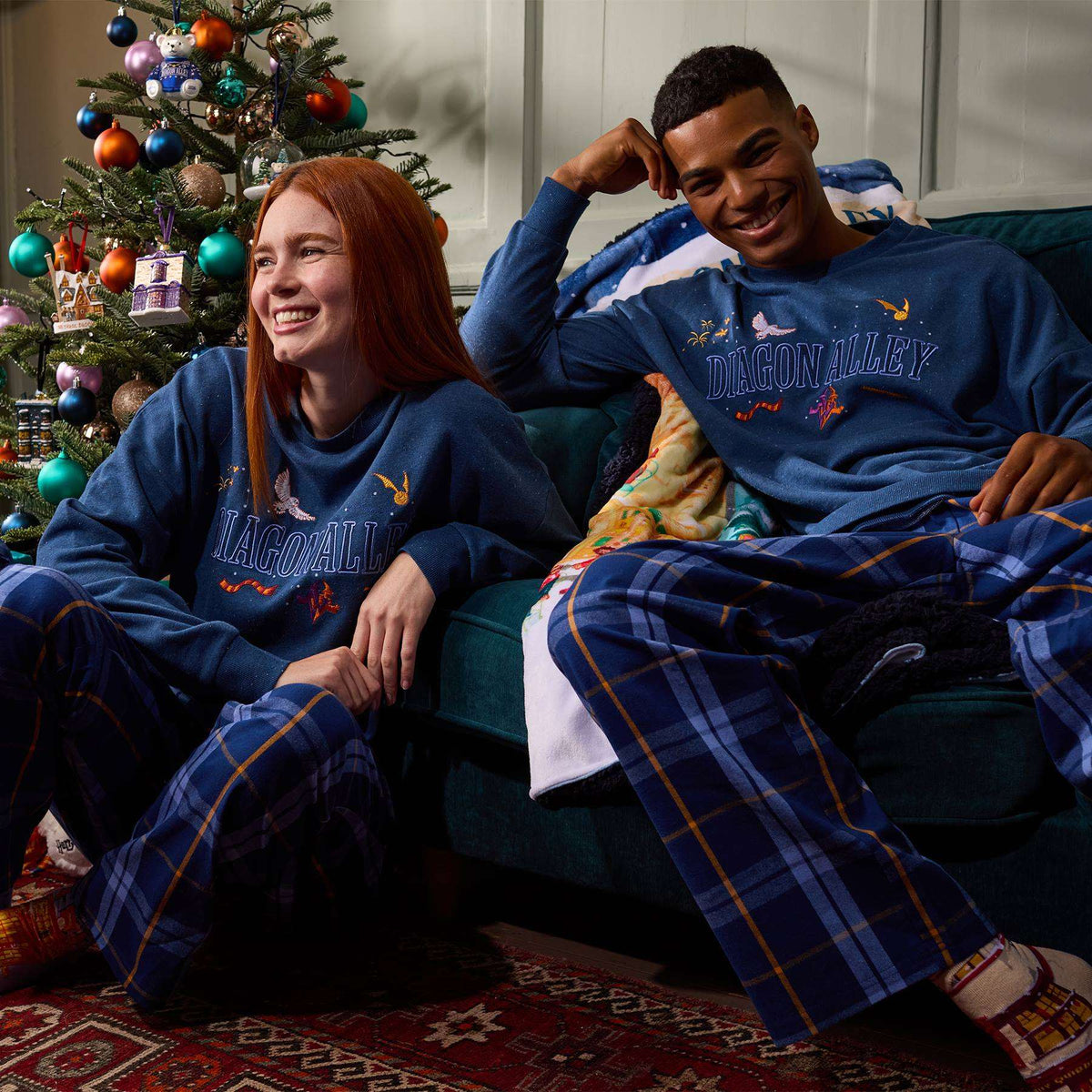 Set de pijama navideño Diagon Alley