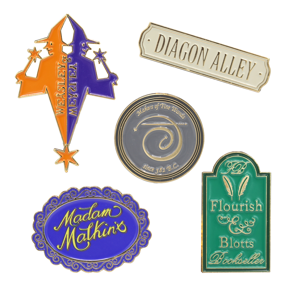 Set de imanes navideños Diagon Alley