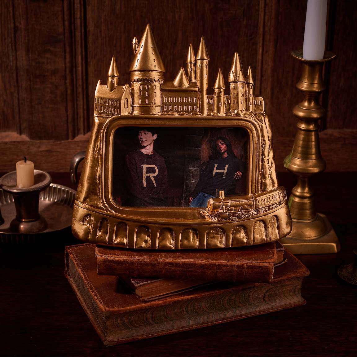 Portarretrato navideño Castillo de Hogwarts
