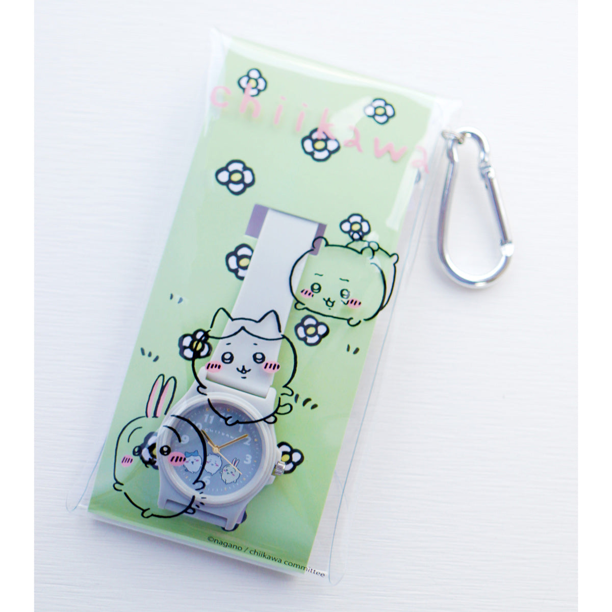Reloj Chiikawa con correa de PVC