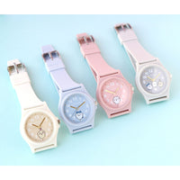 Reloj Chiikawa con correa de PVC