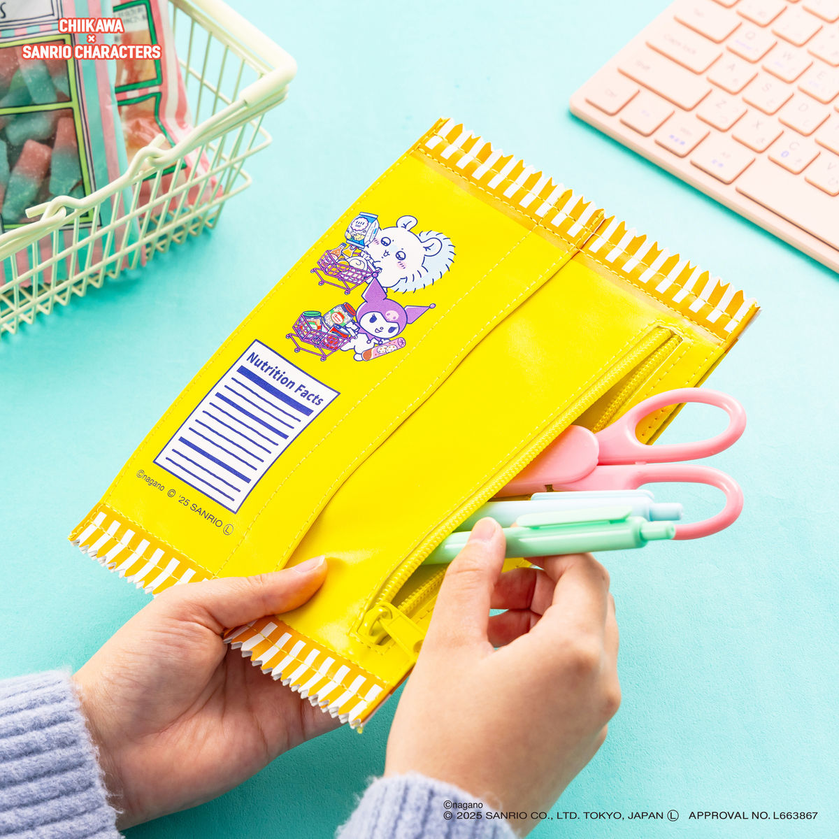 Estuche para snacks de Usagi y Pompompurin