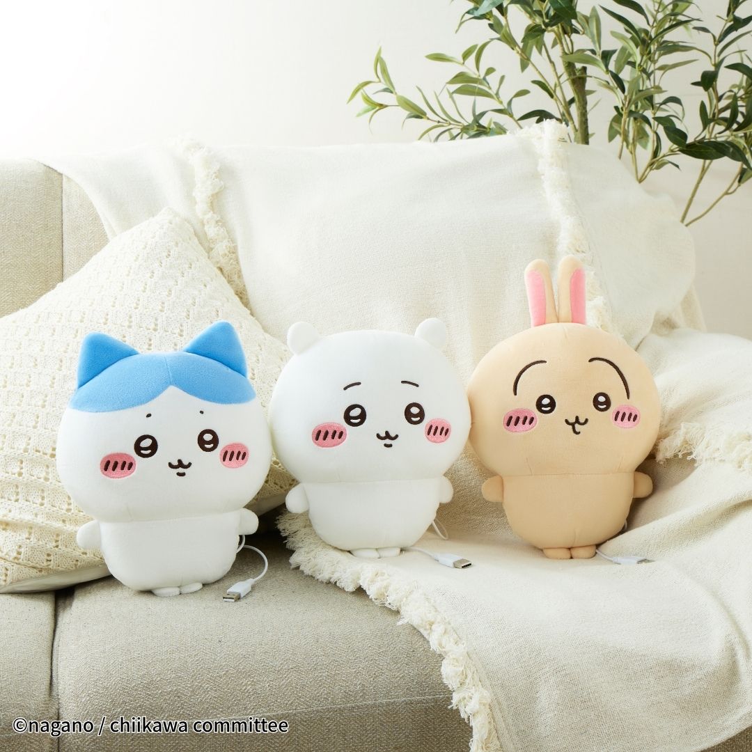 Peluche térmico Chiikawa con conexión USB