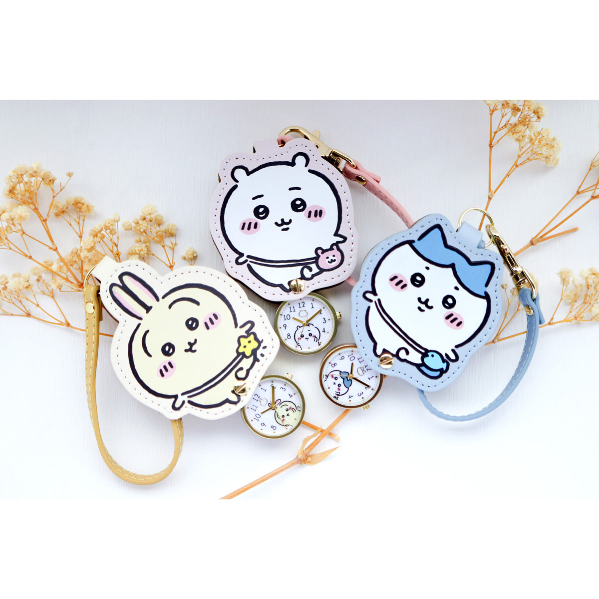 Reloj tipo llavero troquelado Chiikawa
