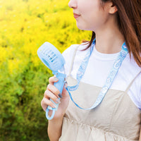 Ventilador portátil Chiikawa con correa