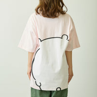 Polera rosada Chiikawa Park con personaje grande