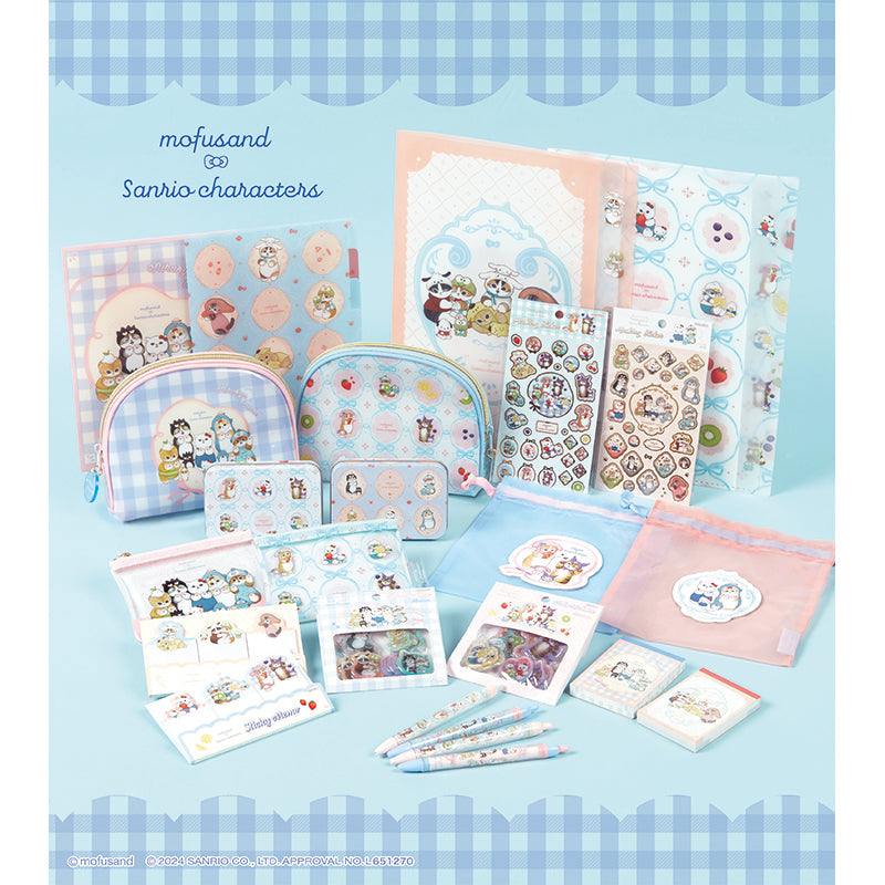Memo en lata Mofusand x personajes de Sanrio