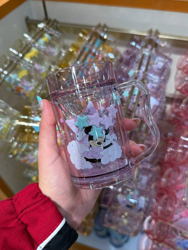 Tazas Transparentes Disneyland - Minnie Y Unicornio