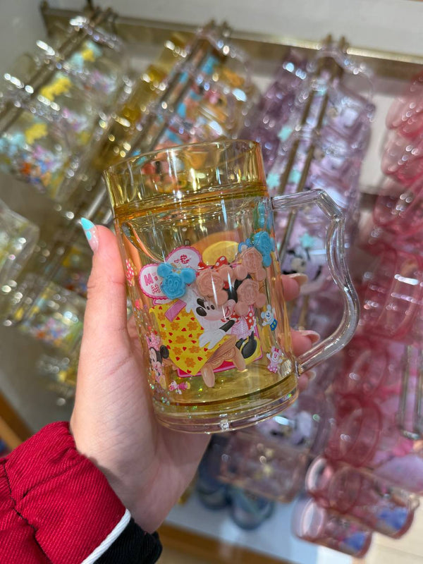 Tazas Transparentes Disneyland - Minnie Amarilla