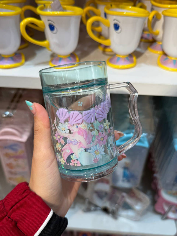 Tazas Transparentes Disneyland - Ariel