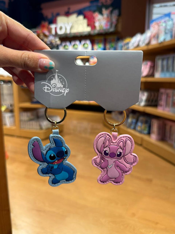 Set 2 Llaveros Cuerina Tokyo Disneyland - Stitch