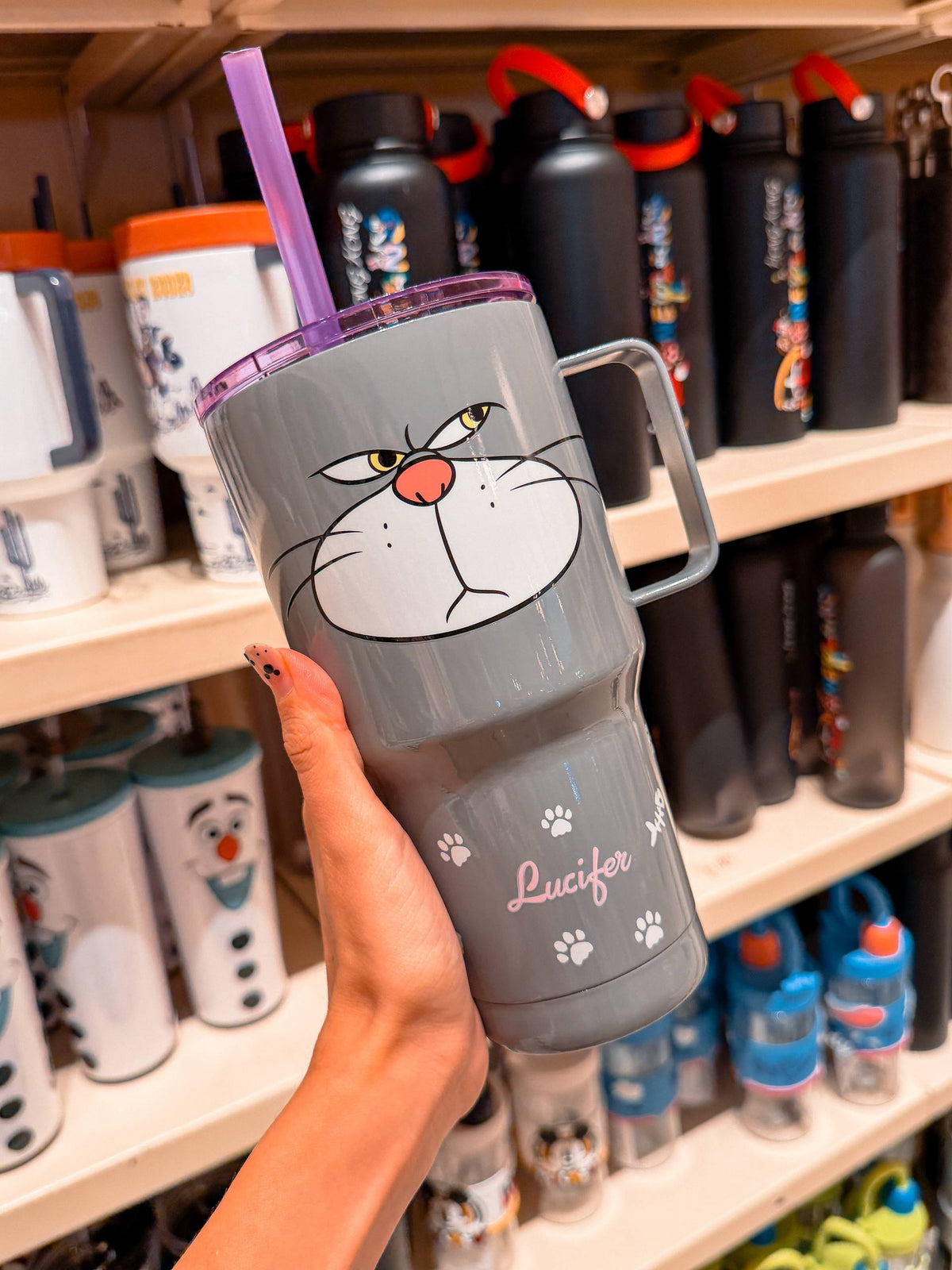 Vaso Térmico Lucifer con Tapa y Bombilla