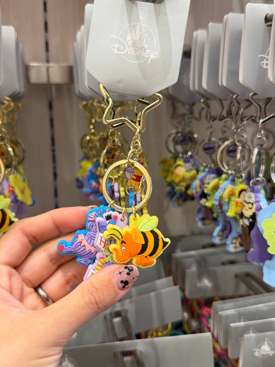 Llavero Winnie Pooh con Charms