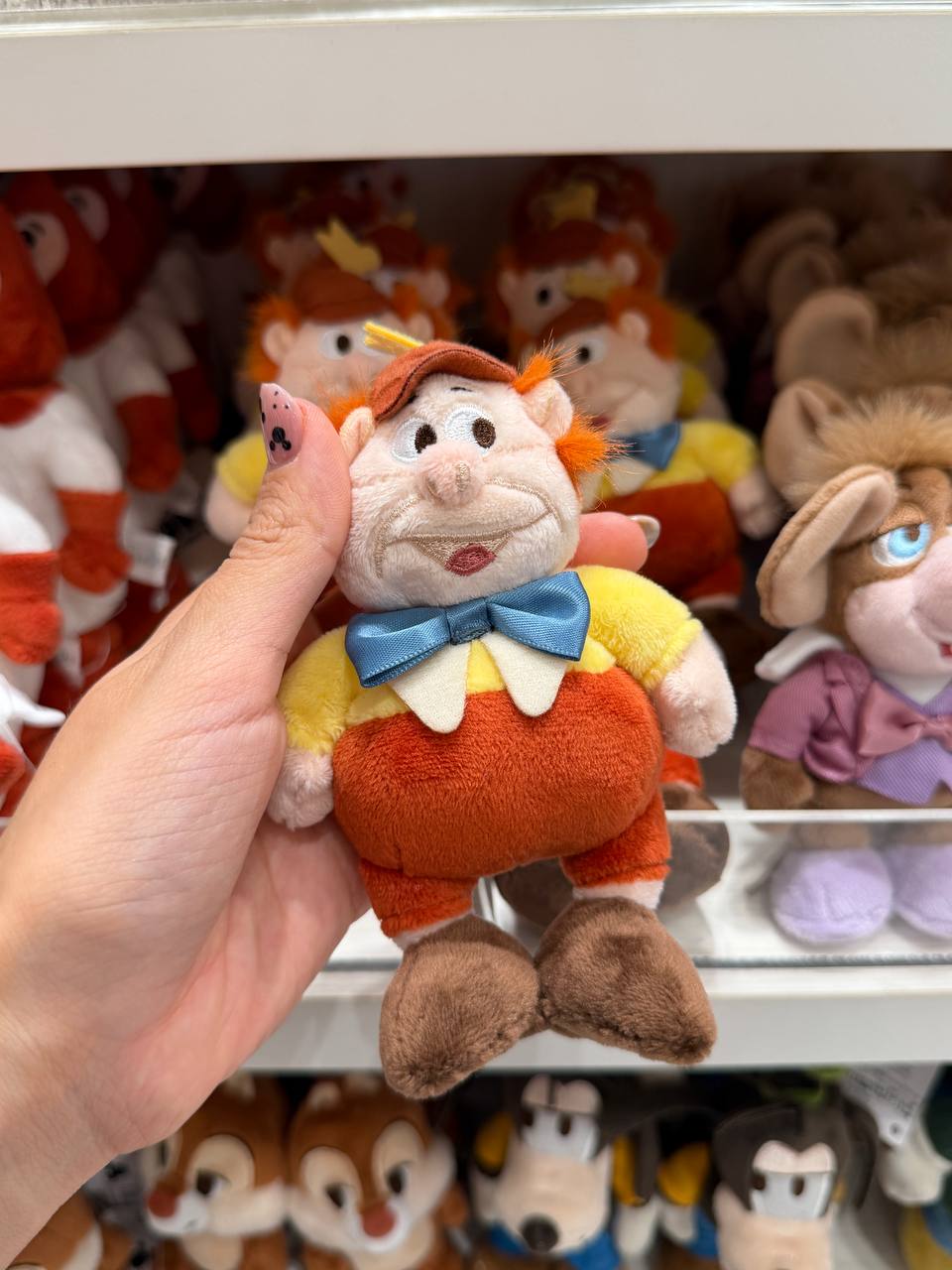 Peluche Pinocho con Moño Azul