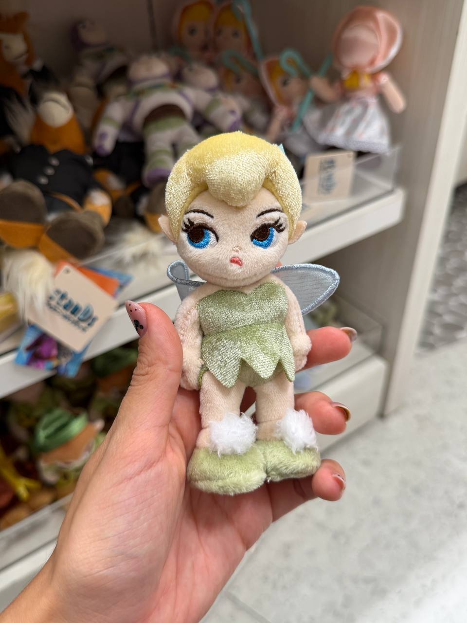 Peluche Tinker Bell Vestido Verde