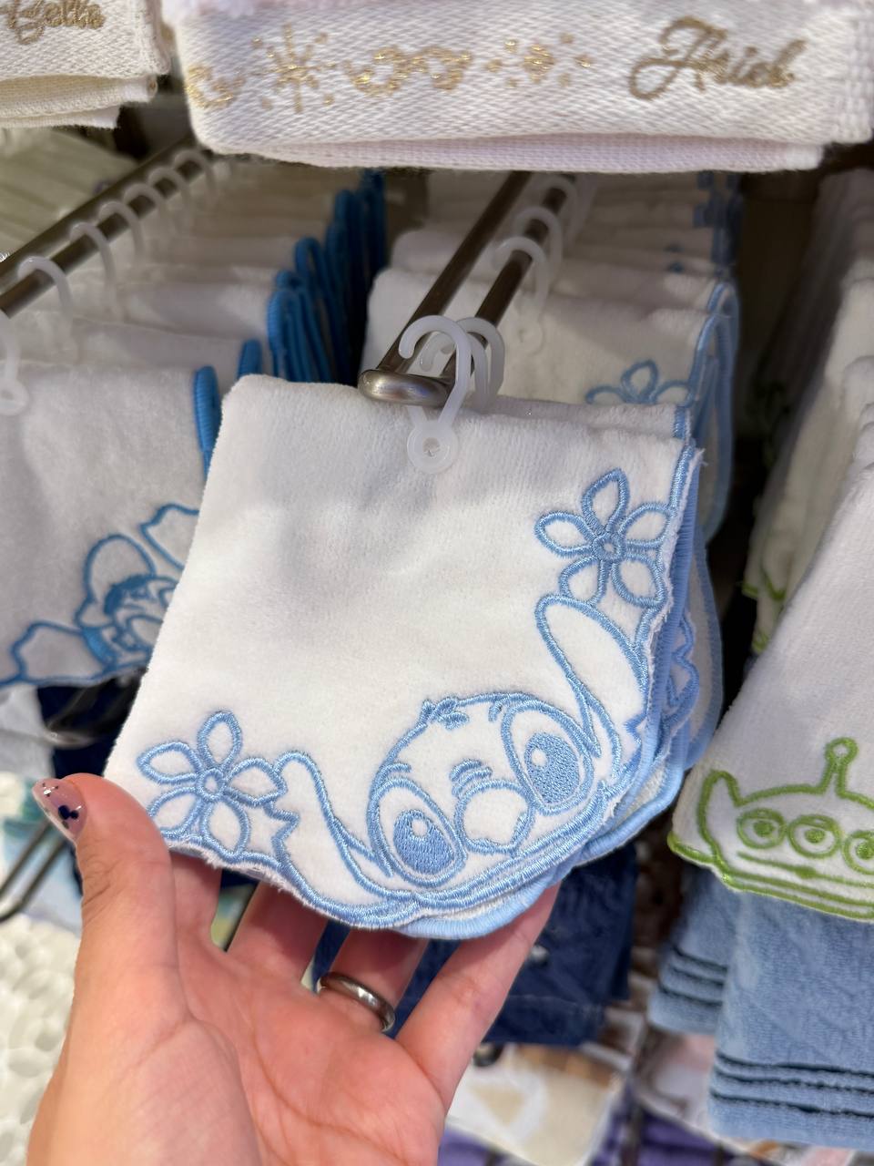 Toalla de Rostro Pequeña Stitch Disney Azul