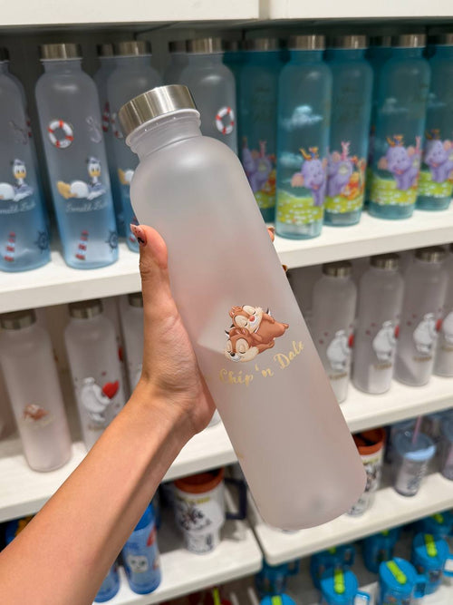 Botella Chip y Dale Escarchada Disney
