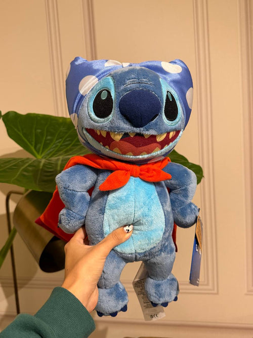 Peluche Stitch con Capa Roja