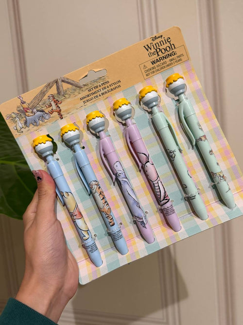 Set de Lapiceras Winnie the Pooh Pastel