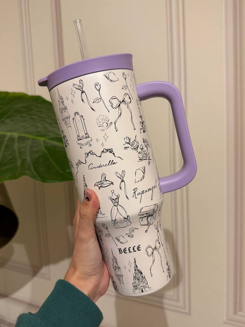 Vaso Térmico Cenicienta, Rapunzel y Bella Disney