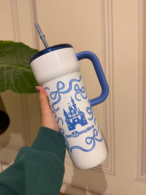 Vaso Térmico Disney World Azul Starbucks