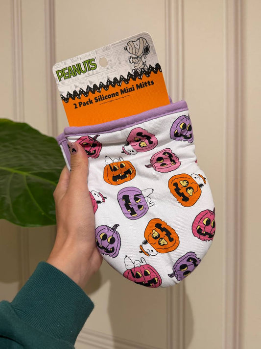Set de Guantes de Cocina Snoopy Halloween