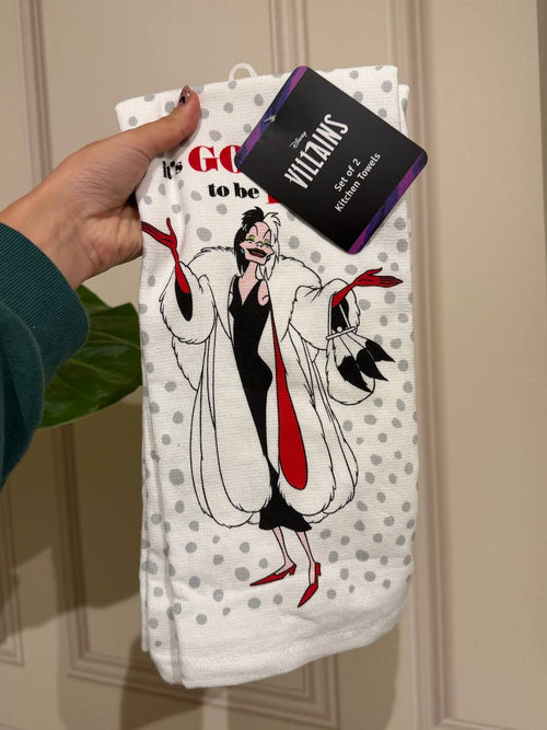 Set de Paños de Cocina Cruella Disney