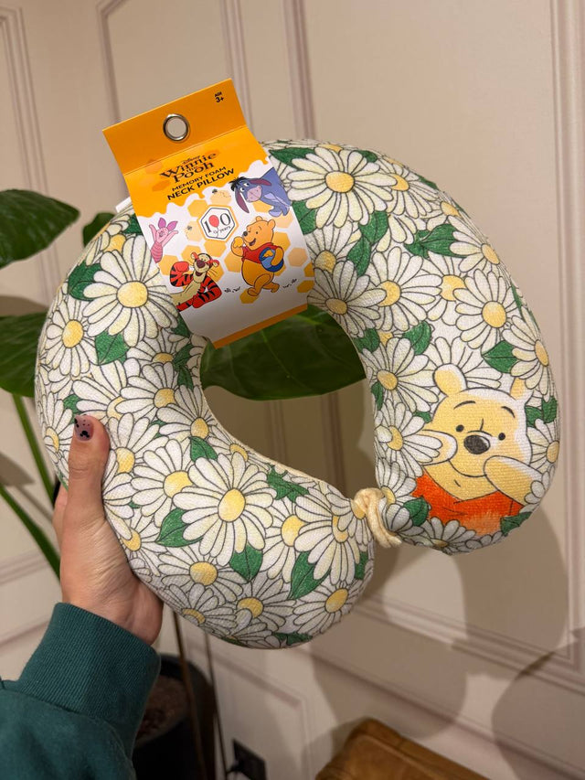 Almohada de Viaje Winnie Flores y Margaritas