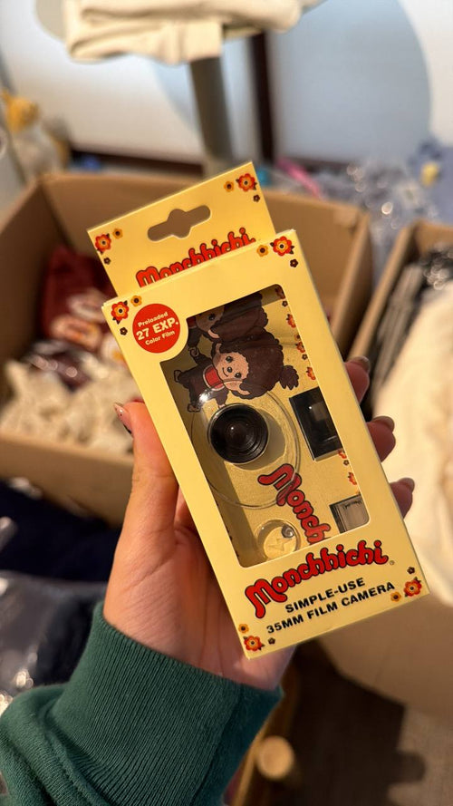 Cámara Monchhichi Amarilla 35 mm