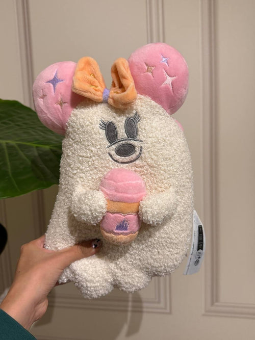 Peluche Minnie Halloween con Moño Rosado