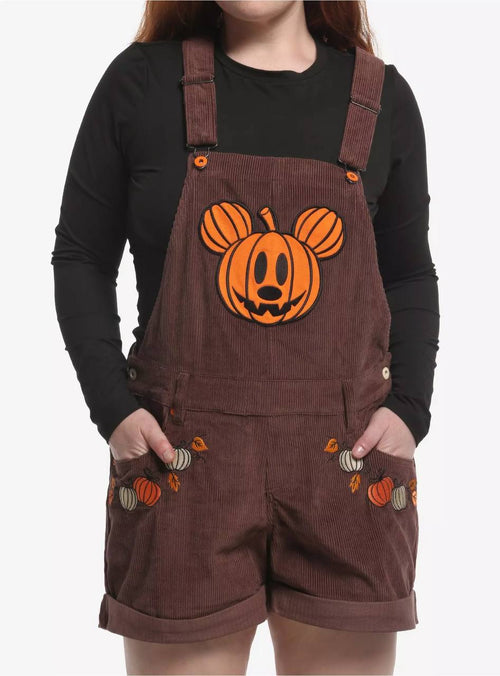 Jardinera Mickey Halloween con Calabazas