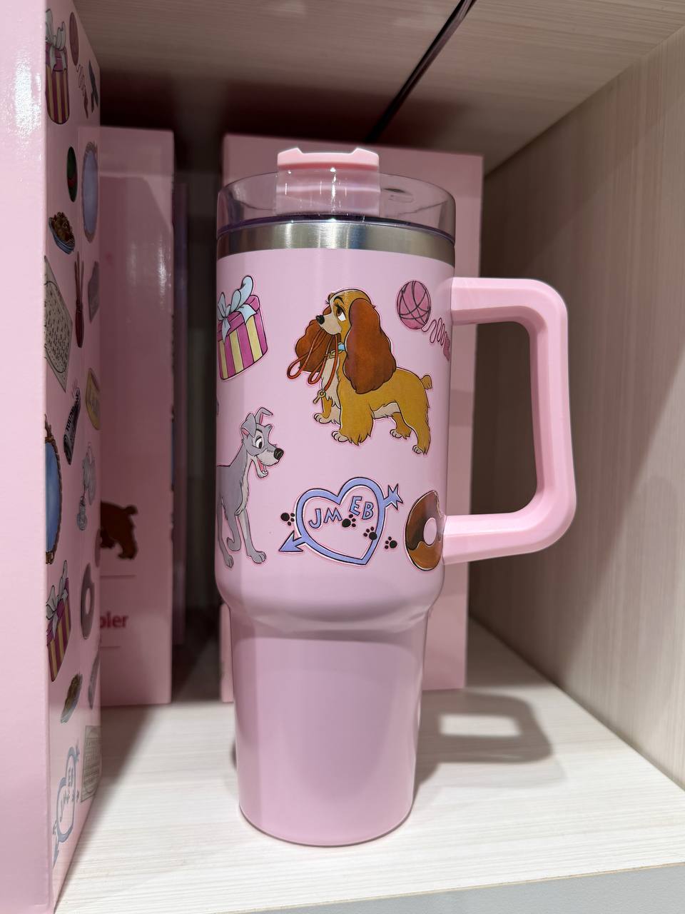 Vaso Térmico Lady Disney Rosa