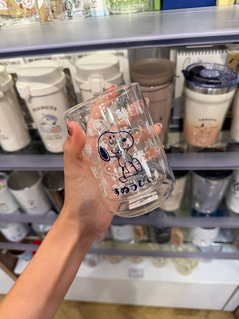 Vaso de Cristal Snoopy